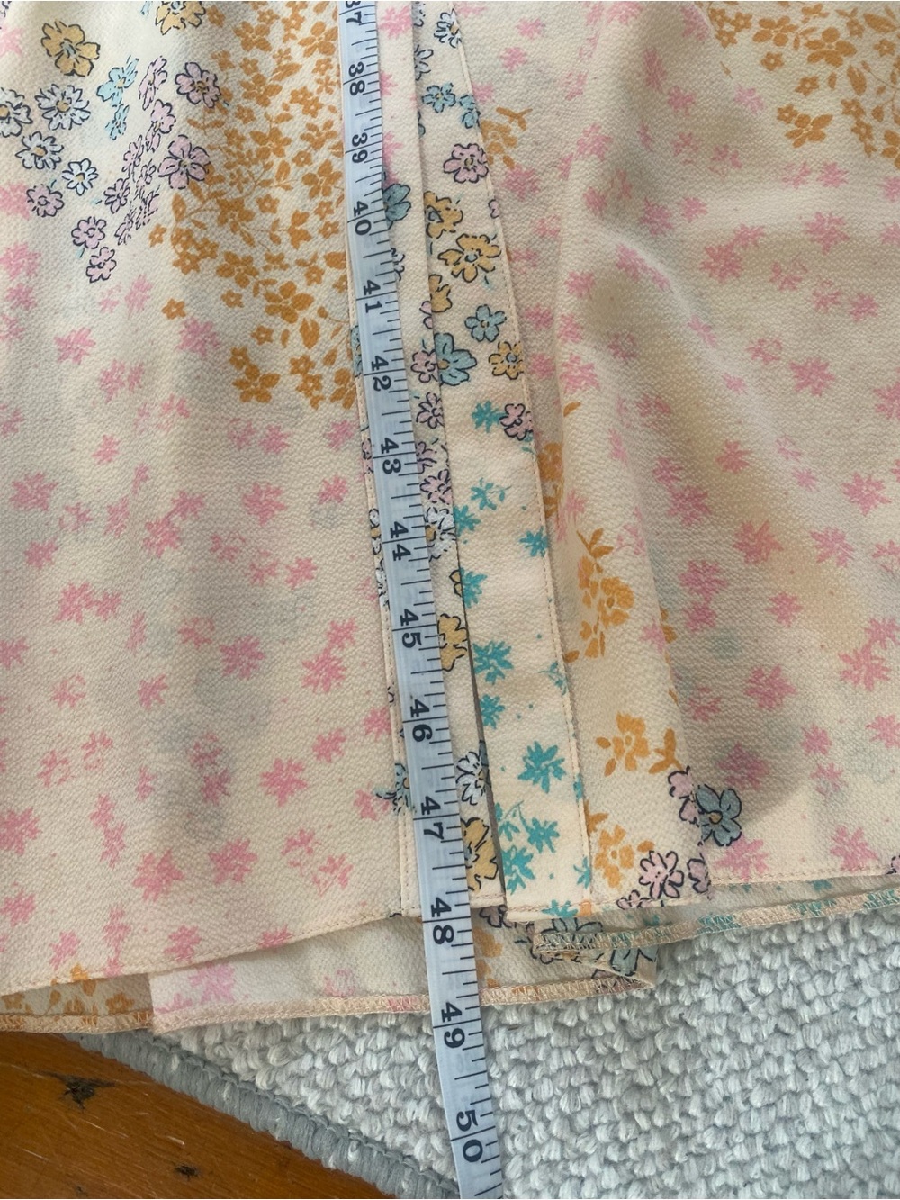 ASOS Design Floral Maxi Dress Size 4 Cottagecore Prairie Puff Sleeve - Picture 11 of 12